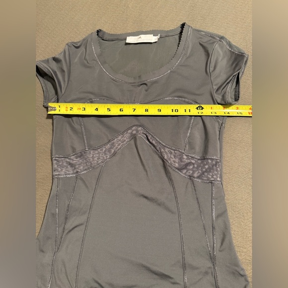 Stella McCartney + Adidas mesh workout yoga tennis gym cheetah sports bra top - Picture 13 of 15